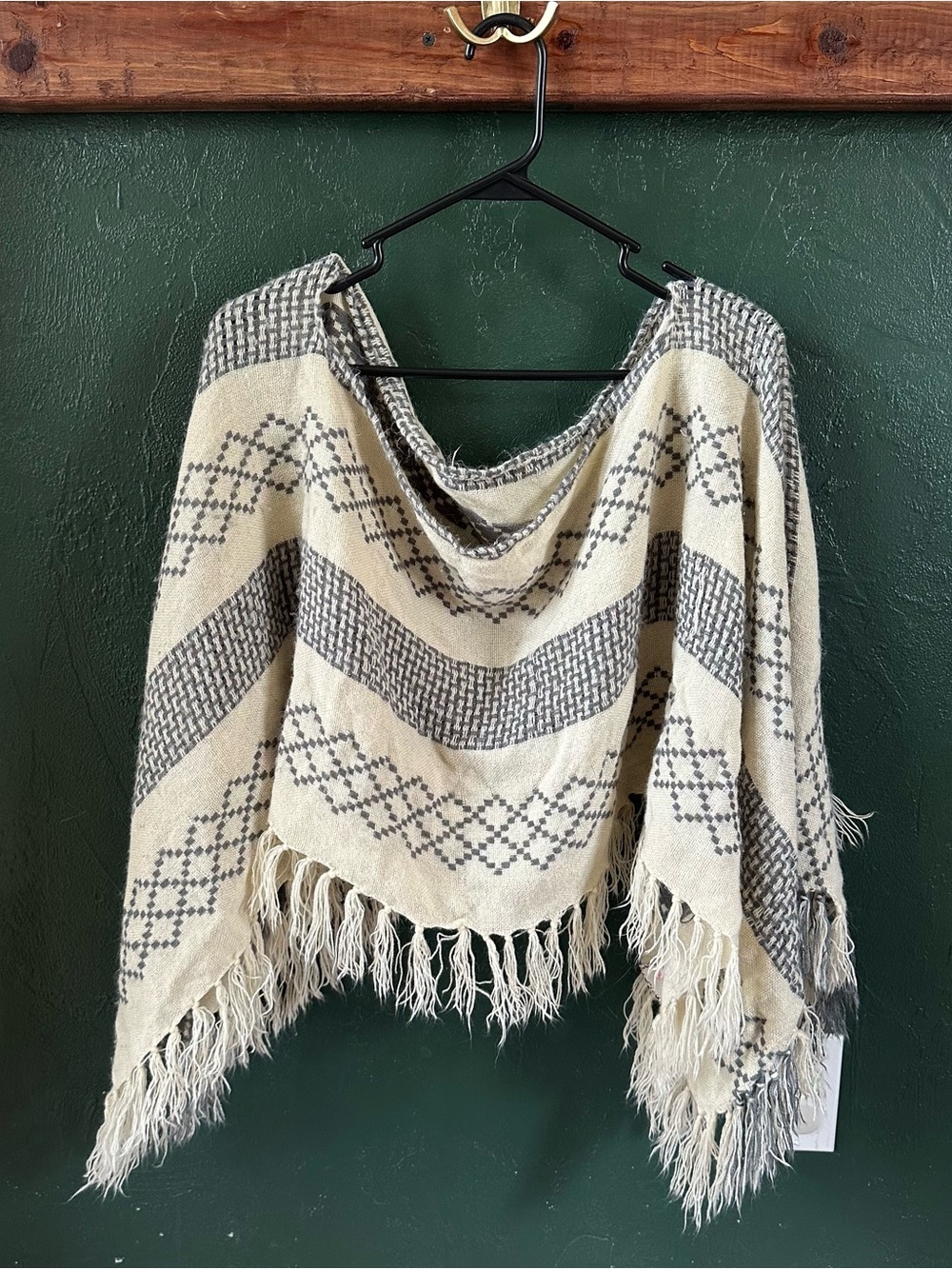 Free People, Fringe Poncho, Women’s Top